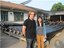 國外客戶參觀工廠并達成合作協議